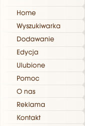 Relax.pl - Main menu
